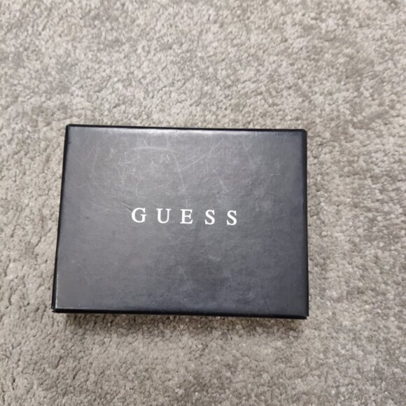 Guess Men's Black Leather Wallet NEW - Picture 1 of 7